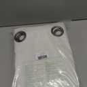 NICETOWN Natural 100% Blackout Linen Curtains 84 inch Long Burg for Living Room, 2 Panels, 52" Wide, Farmhouse Thick Completely Blackout Window Treatment Thermal Insulated Warm Drapes for Winter