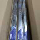 Soft Close Ball Bearing Drawer Slides 22 Inch, 3 Pairs 3-Section Full Extension Drawer Glides Heavy Duty Steel Side Mount Rails for Kitchen Cabinet，Tool Chest，Office Furniture，100 LBS