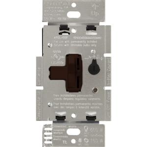 Lutron Ariadni/Toggler LED+ Dimmer Light Switch for Dimmable LED, Halogen and Incandescent Dimmer Switch, 150W, Single-Pole/3-Way, AYCL-153P-BR, Brown