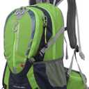INOXTO Small Hiking Backpack with 2L Water Bladder and Rain Cover, 25L Hydration Backpack Hiking Daypack (Green)