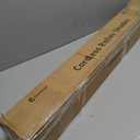Grandekor No Drill Blackout Roller Shades | Textured-White 33.5Wx72H