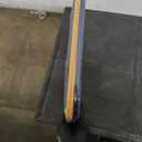 LONBET Laundry Basket with Lid, Made from Breathable Fabric | Aesthetic Clothes Hampers for Laundry with Side Handles & Sturdy Bamboo Frame (40 Gallons - Double, Blue)