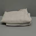 Joydeco Linen Curtains 84 Inch Length 2 Panels,Light Filtering Drapes 52 Inches Wide with Back Tab Rod Pockets (84" L x 52" W, Ivory on Linen)