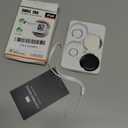 Air Tracker Tags-2 Pack, Smart Tag Work Compatible with Apple Find My (iOS Only), Bluetooth Tag Item Finders IP68 Waterproof Replaceable Battery for Wallet, Luggage, Backpack, Key (Black/White)