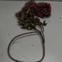 1 Pcs Artificial Dusty Plum Berry Stem for Vase 35 Inch Summer Faux Flowers Picks Branches Fake Realistic Sedum Stem Spray for Wedding Holiday Seasonal Farmhouse Mantel Harvest DIY Home Decor