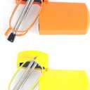 2 Pack Folding Reading Glasses Stainless Steel Mini Anti-Blue Light Blocking Reader for Men Women