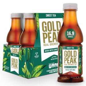 Gold Peak Tea, Sweet Tea, 16.9 fl oz, 6 Pack (EXP 01/31/26)