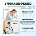 Cervical Neck Traction Device, Electric Air Pump Neck Stretcher Cervical Traction Device,with 3 Power Traction and 8 Airbag Support, Neck Brace which Decompresses the Neck and Relieves