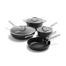 Calphalon Premier™ Hard-Anodized Nonstick Cookware, 5-Piece Pots and Pans Set