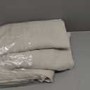 NICETOWN Natural Linen Curtains 84 inch Long 2 Panels Set, Grommet Top Thick Linen Burlap Semi Sheer Vertical Drapes Privacy Assured with Light Filtering for Bedroom/Living Room, W55 x L84