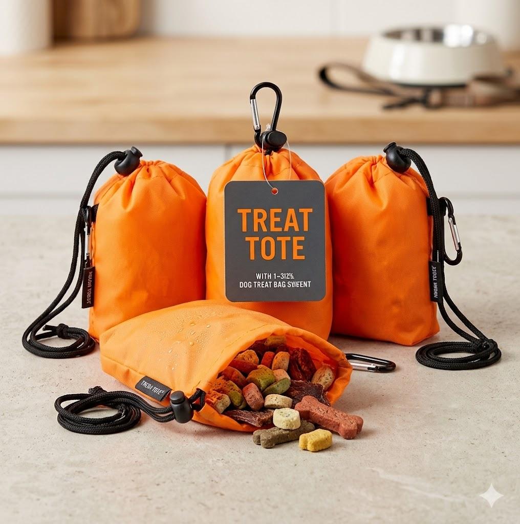 ORANGE TREAT TOTE 4 SET
