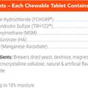 Nutramax Laboratories Cosequin Plus MSM Chewable Tablets, 60 Count