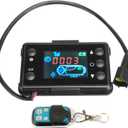 12V/24V LCD Thermostat Controller with Remote(Without Battery) for Diesel Air Parking Heater, Universal Heater Switch Replacement