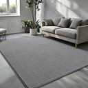 Pettop 4x6 ft Grey Area Rugs for Bedroom Living Room, Washable Memory Foam Indoor Carpet, Modern Aesthetic Minimalist Non Slip Soft Comfy Carpet for Boys Girls Dorm Home Decor