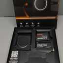 iSpring ED2000S Whole House Descaler, Alternative Electronic Salt-Free Hard Water Conditioner, Breathing LED Light Design with Magnet, Prevent Rust and Scale Build-up, Black