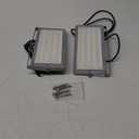 LED Flood Lights Outdoor, 100W 10000LM Outside Work Light with Plug, Outdoor Security Light 6500K Daylight White, IP66 Waterproof Bright Floodlight for Garage, Yard, Garden, Patio (2 Pack)