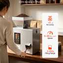 VEVOR Powder Filling Machine, 3-200g (0.01-0.44 lbs) Automatic Particle Dispenser, High Accuracy, Stainless Steel, Intelligent Weighing Dispensing Filler for Coffee Beans, Grains, Tea, Spices, Silver