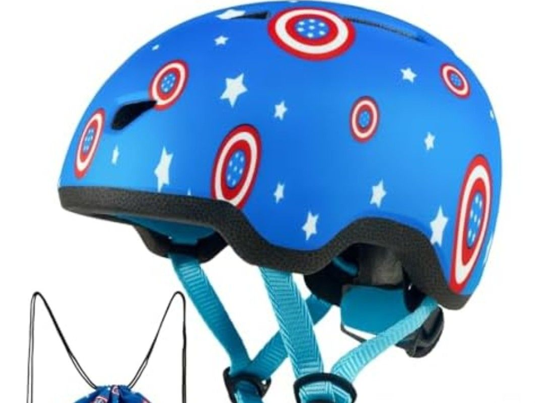 Gingili Life Toddler Bike Helmet with Backpack Set, 3 Sizes for Baby Infant to Kids Ages 1-3 3-5 5-8+, Adjustable Boys Girls Bike Helmet for Bicycle/Scooter/Skateboard/Roller Skate