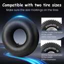 20x8.00-8 Inner Tube,20x8-8,20x10.00-8 Tire Tube,20x10-8 for Lawn Mower,Golf Cart,Garden Tractors,Motorcycles,Lawn Tractor,Wheelbarrow,with TR-4 Straight Valve Stem 4 Pack