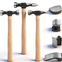 SWANLAKE GARDEN TOOLS 7 Piece Auto Body Repair Kit, Auto Body, Auto Body Repair with Carbon Steel Hammer Heads
