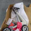 byACRE Carbon Ultralight Rollator Walker with Organizer Bag, Regular Track, 16.5" x 24" Seat (W x H), Oyster White