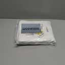 KOUFALL White Semi Sheer Curtains 63 Inch Length for Bedroom 2 Panels Grommet Faux Linen Cotton Privacy Light Filtering White Textured Curtains for Living Room Kids Nursery