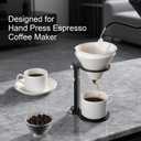 Pour Over Coffee Maker Stand,Adjustable & Foldable Portable Electric Espresso Machine Stand,Holder for Coffee Grinder,Universal Dripper,V60 Dripper,Travel Coffee Maker, Press Black