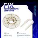 BlueStars W10528947 W10396887 Washer Basket Driven Hub Kit Part - Compatible with Maytag Whirlpool Kenmore Washers - Replaces AP5665171 W10528947VP PS6012095 - Enhanced Design