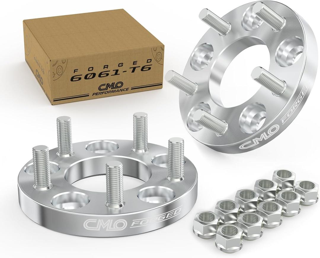 Customadeonly 5x120 to 5x112 Wheel Adapters (20mm Thick 2pcs) Center Bore 72.6mm M12x1.5 Studs -Compatible for BMW 5x120 Hub to Mount 5x112 Wheels, 5x4.72 to 5x112 Adapter