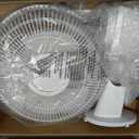 Lasko 12" Oscillating Table Fan for Home, Offices, Bedrooms, Living Rooms, 3-Speeds, Widespread Oscillation, Tilt-Back Fan Head, Portable, White, 2012