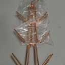 ZEDODIER Purse Hanger Organizer for Closet, 2 Pack Hanging Bag Holder, Keeping Purses Visible and in Good Condition, Metal Handbag Storage Hook Backpack Rack Space Saving Hanger, Rose Gold