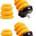 Front Bump Stops Control Arm Bumper Rear Bump Stops Axle Bumper Replacement for Chevy Silverado 1500 for GMC Sierra 1500, 4 pcs 15153958 15712438