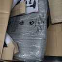 Criss Cross Chair, Armless Desk Chair Wide Seat for Home Office Vanity, No Wheels, Height Adjustable, 360 Swivel, Grey