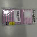 Horizontal Striped Magnetic Case for iPhone 16 Pro, Black Pink