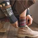 Loritta Wool Socks for Women Warm Winter Socks Knit Crew Calf Hiking Boot Sock Stocking Stuffers Gifts