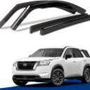 in-Channel Window Visors Compatible with Nissan Pathfinder 2022 2023 2024,Rain Guards Sun Shields Window Deflector Wind Vent Visors,4PCS