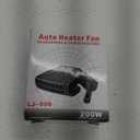 Car Heater,200W Portable Fast Heating Auto Car Heater Defroster Windshield Defogger Automobile Windscreen Plug in Cigarette Lighter 360 Degree Rotary (12V) (Large Size)