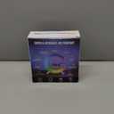 Bluetooth Speaker Wireless Phone Charger Station, G Shaped Music Lit Lamp, Colorful Atmosphere Light Wireless Charging And Alarm Clock, RGB Night Light for Bedroom, Office, Home Decor (White)