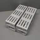 SMRCAD Magnetic Spice Rack for Refrigerator Seasoning Organizer for Spice Fridge Shelf storage Magnetic Shelf with Hook for Oven(4pack-White)