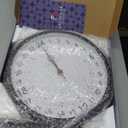 Lafocuse 12 Inch Silent Black 24 Hour Wall Clocks Battery Operated, Analog Military Time Wall Clock for Living Room Decor, Reloj de Pared Modern Decorative Kitchen Wall Clock for Bedroom Home Office