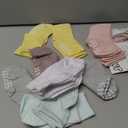 JAKIDAR 12 Pack Baby Toddler Socks Non Slip Grip Cotton Crew Socks for Boys Girls Infants Kids (12-24 Months, Pink Pastel)