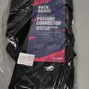 Fit Geno Back Brace Posture Corrector for Women and Men, Shoulder Straightener, Adjustable Full Back Support, Upper and Lower Back Pain Relief - Scoliosis, Hunchback, Hump, Thoracic, Spine Corrector (Medium/Large, Black)