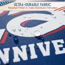 FLAGWIX American 250 Years Anniversary Flag - Polyester Double-sided Yard Flags For Outside Grommet Flag, 4x6 ft - 4th of July Decorations for Home Yard Garden Decor Banner, Gifts For Men Women