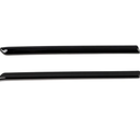 CTH for Toyota 4Runner 2020-2024 Front Middle Grille Center Stripe Decorative Stripe Cover Car Accessories 2pcs (Glossy Black)