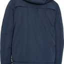 IZOD Men's Sherpa Lined Short Parka (Blue, XL)