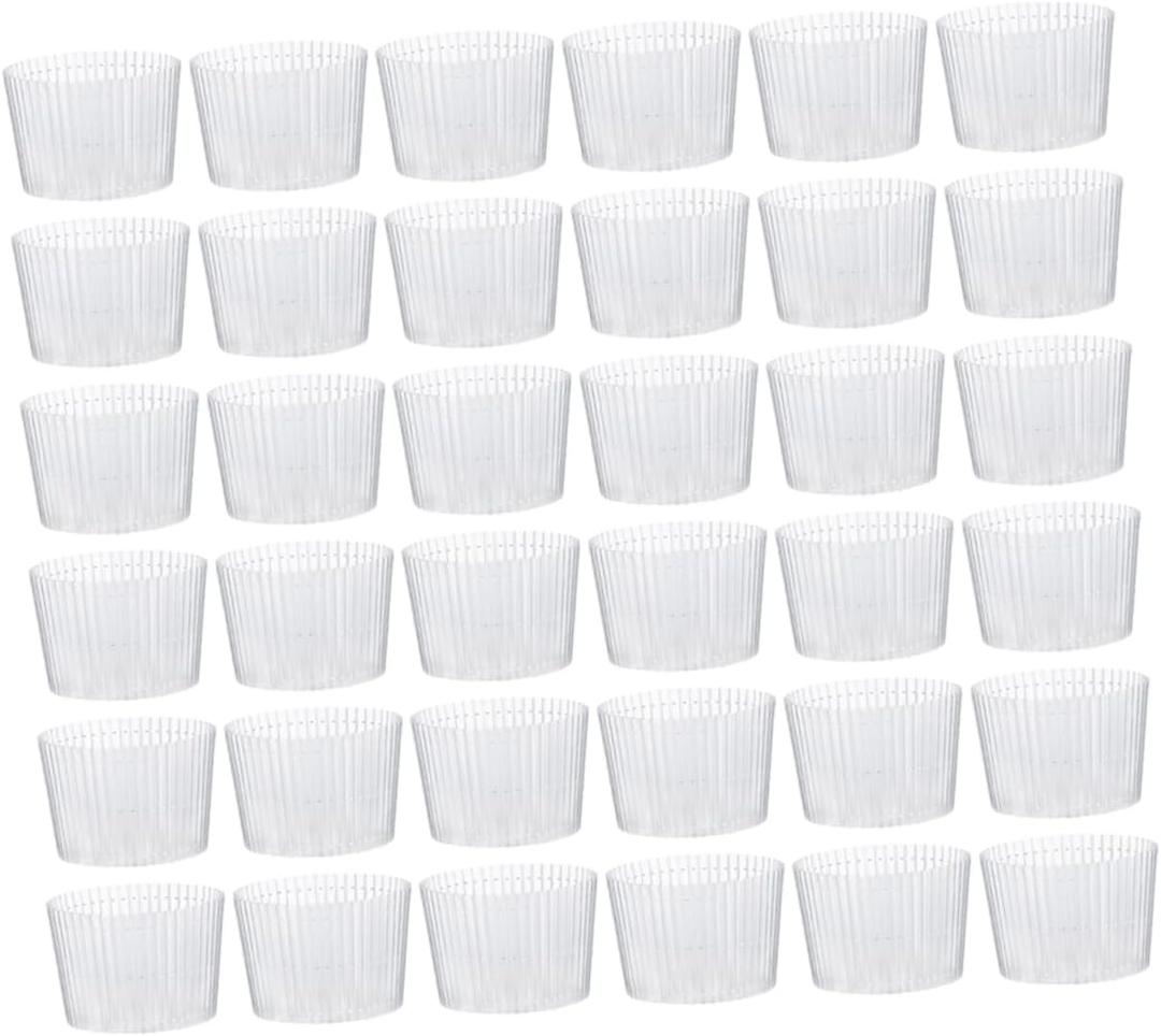 50pcs Transparent Disposable Drink Sleeves Convenient Cup Sleeve for Coffee and Iced Beverages Non-Slip Insulation Go Use