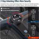 sincetop Bike Phone Mount,Mountain Bicycle Stem Cap Phone Holder,Universal Aluminum Handlebar Phone Clamp,MTB Road Bike Cycling Mobile Phone Clip,Quick Attach/Release Series C-2nd Gen