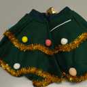 cyeollo Dog Christmas Costume Cute Christmas Tree Outfit Pet Dog Clothes Puppy Xmas Costumes for Small Medium Dogs, Green M