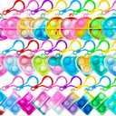 Mini Pop Fidget Keychain Pop It Fidget Toys Bulk 30 Pack Party Favors for Kids 4-8,8-12 Years, Valentines Goodie Bag Stuffers Keychain for Classroom Prizes Birthday