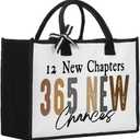 Christmas Tote Bag for Women Canvas Bags for Her Christmas (New Chapters)